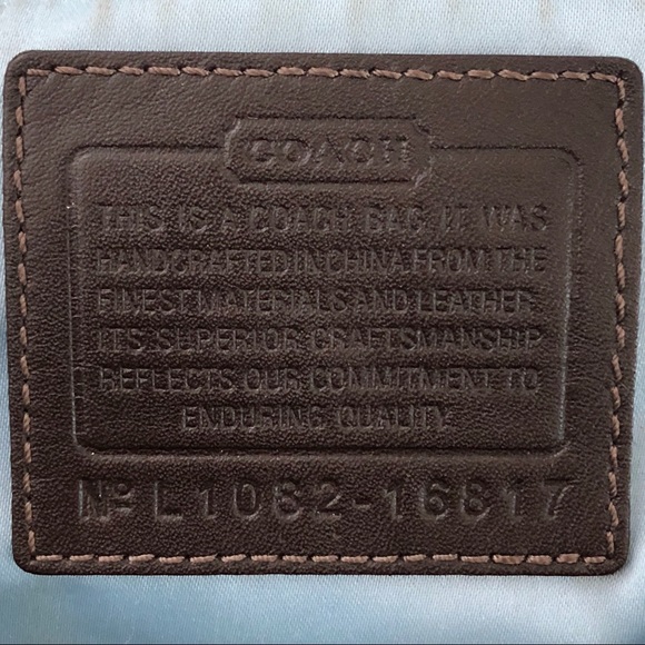 Coach “Kristin” Signature Linen Hobo Shoulder Bag - Picture 7 of 8